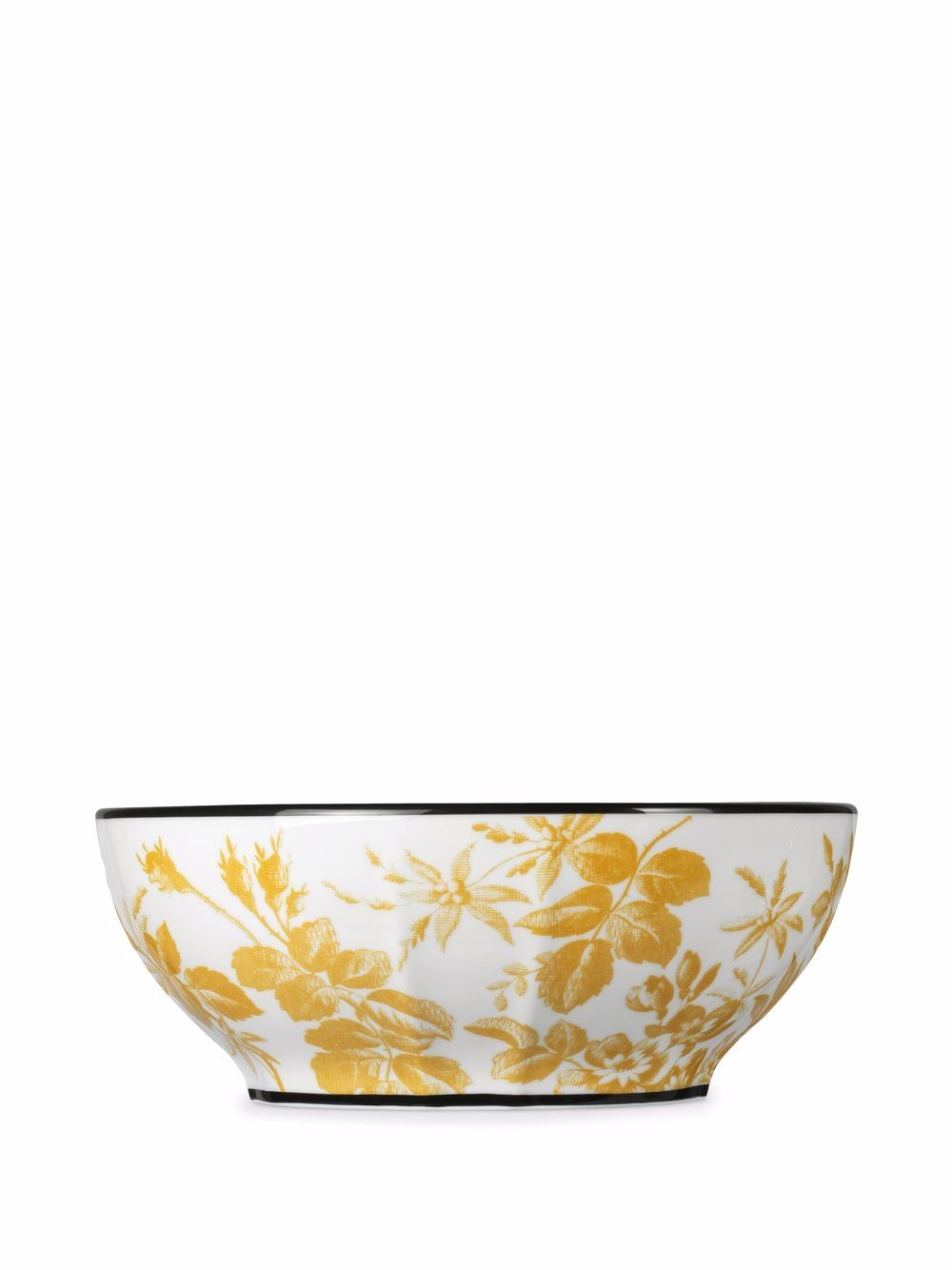 Shop Gucci Herbarium Porcelain Bowls (set Of 2) In White