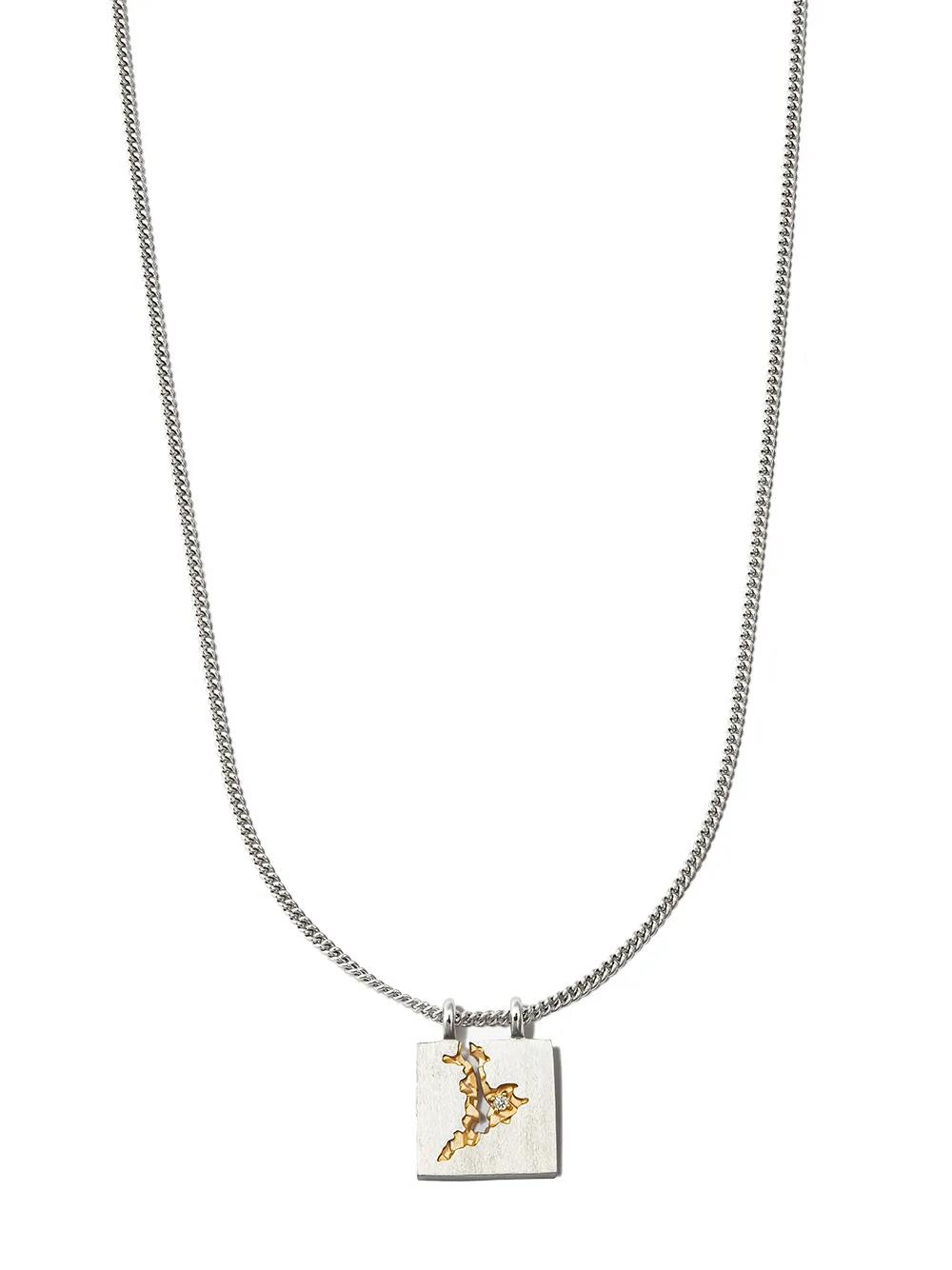 

Tom Wood square-pendant necklace - Silver