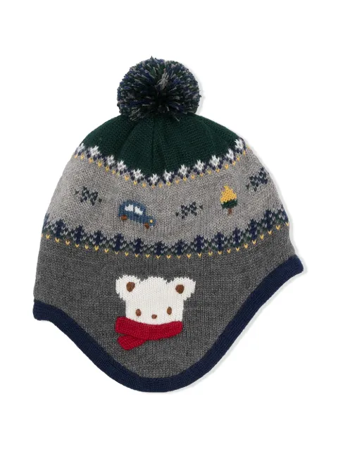 Familiar teddy-bear knit beanie