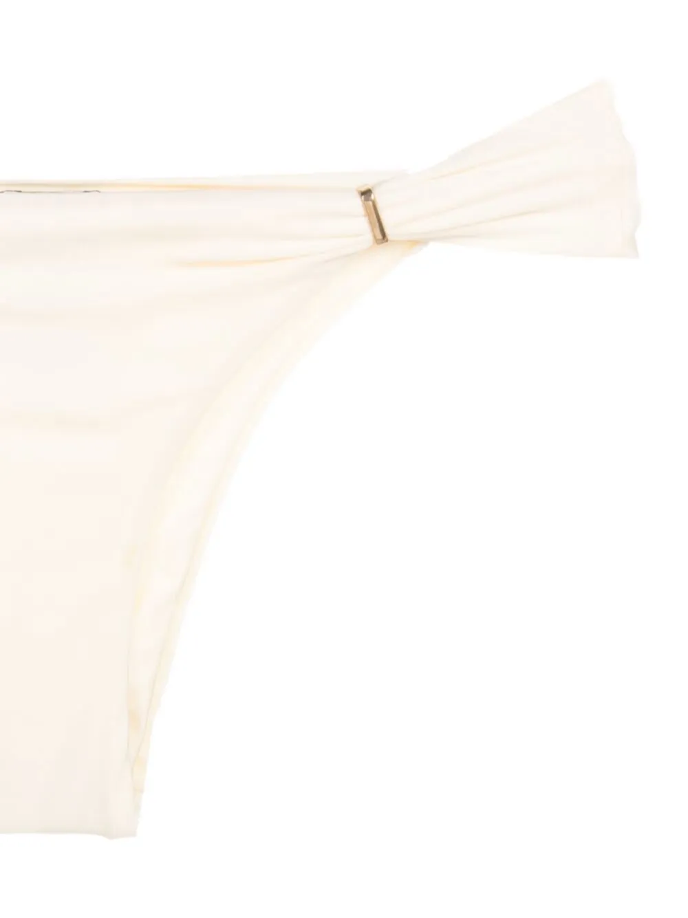 Lenny Niemeyer Gold-hardware Bikini Bottoms In Neutral