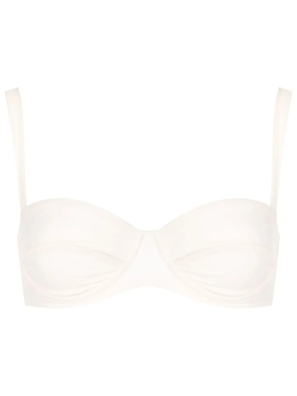 Lenny Niemeyer top de bikini con media copa | blanco | Image 1