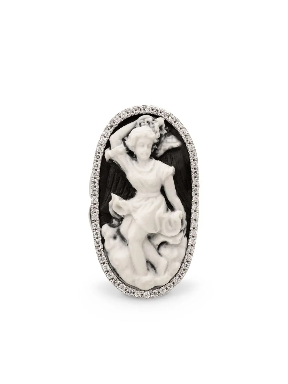 

Cameo & Beyond anillo Cupids Playing Trumpet - Negro