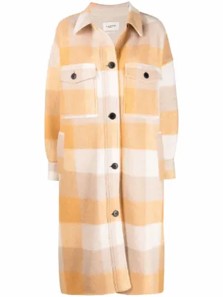 isabel marant yellow plaid jacket