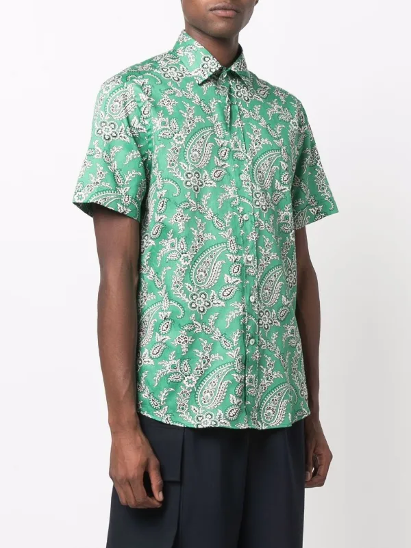 paisley short sleeve shirt
