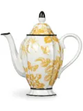 Gucci botanical-print coffee pot - White