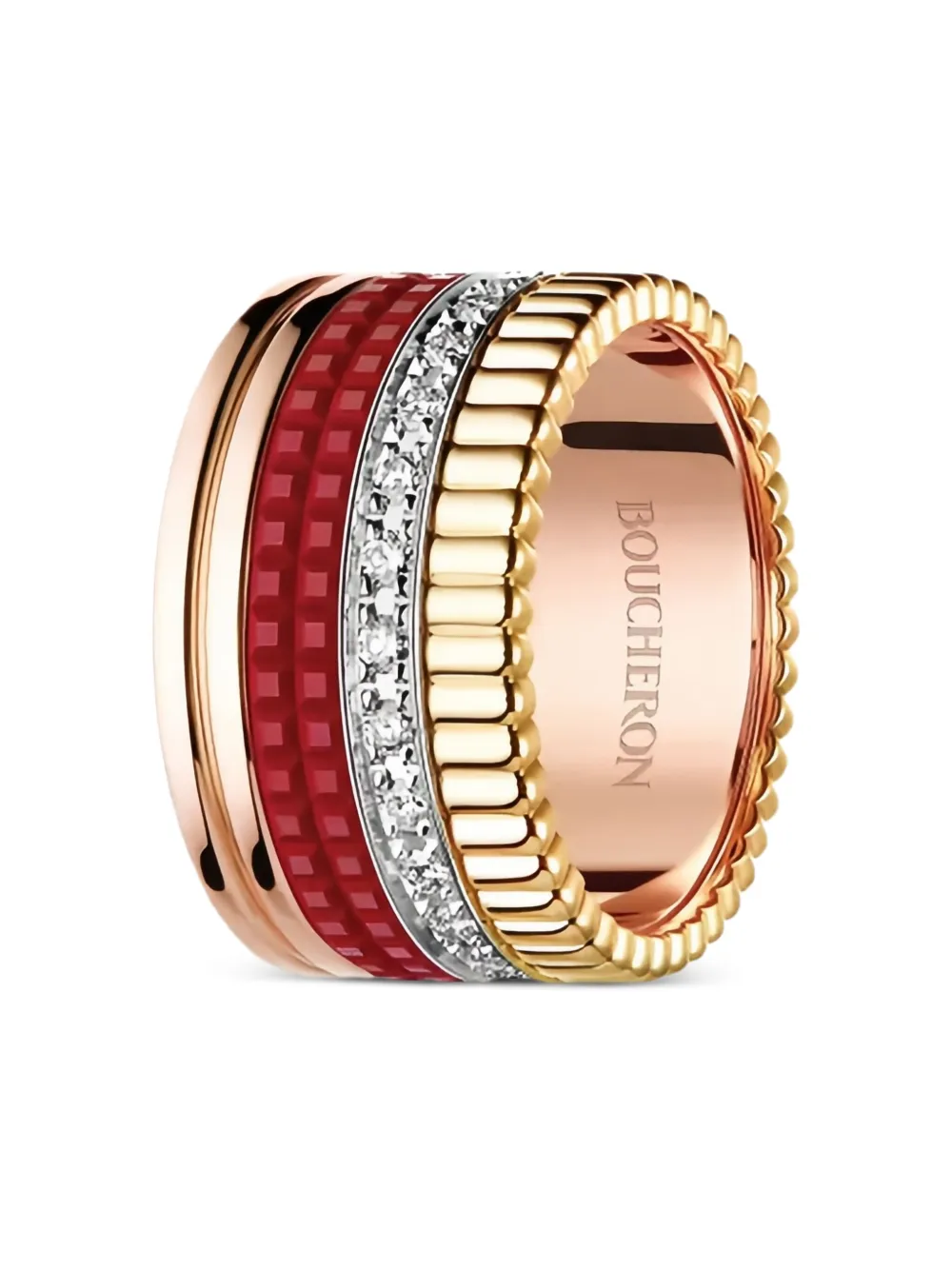 Boucheron 18K gold Quatre Red Edition diamond ring | Image 2
