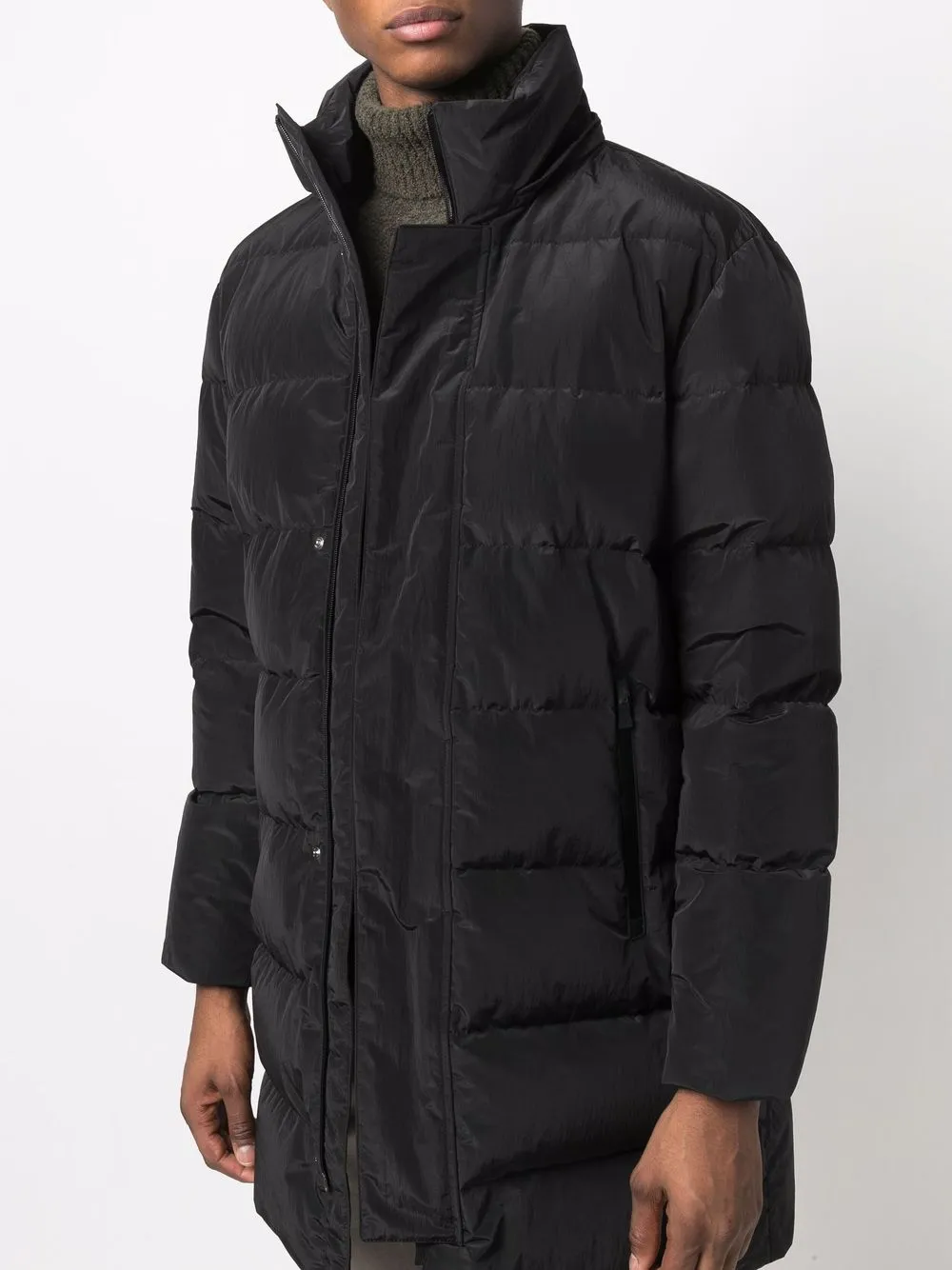 Herno Gesteppter Daunenparka In Schwarz