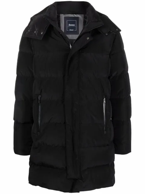 Herno quilted-finish down parka