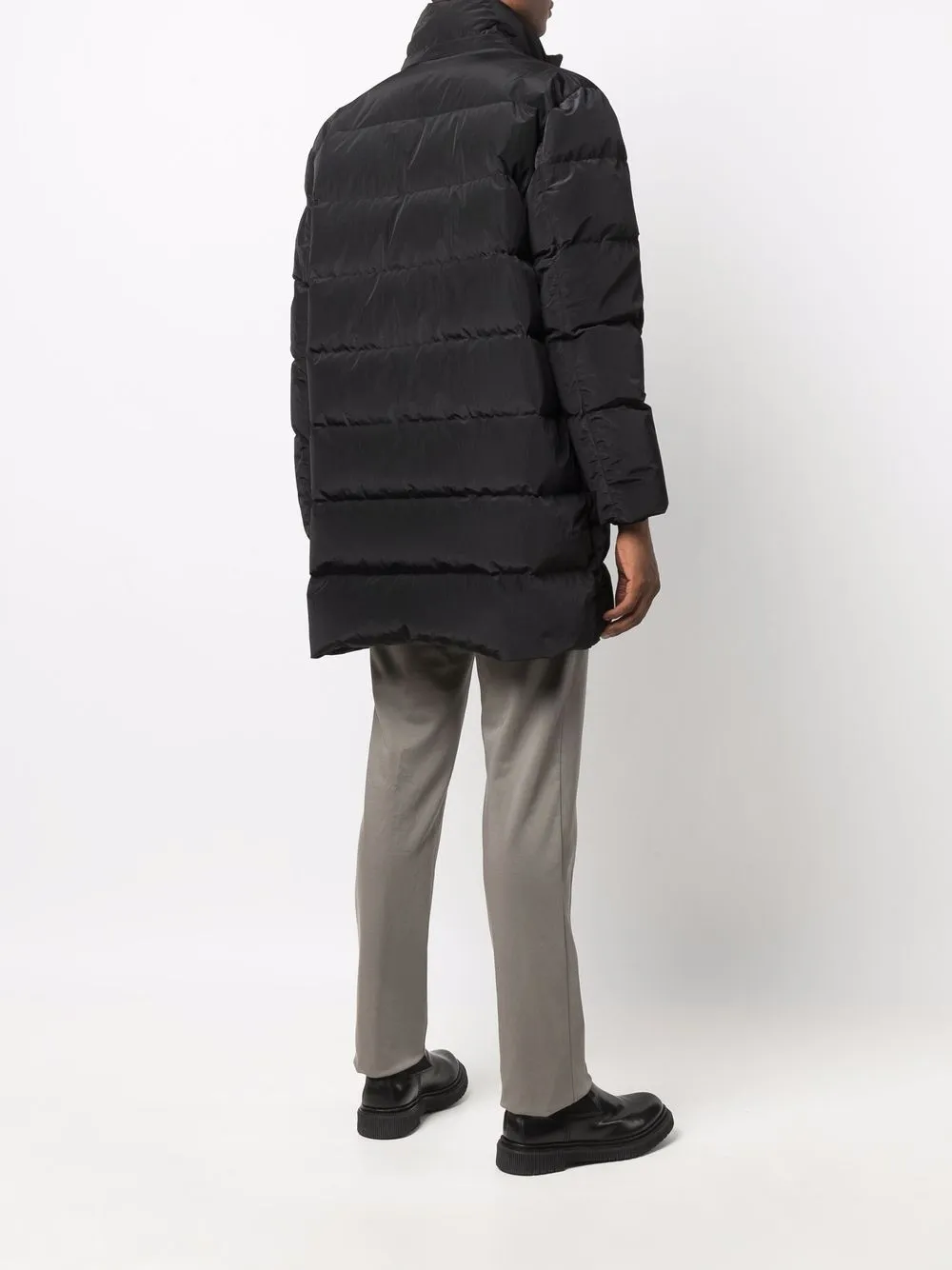 Quilted-Finish Down Parka