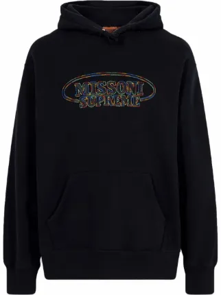 Supreme x Missoni logo-embroidered Hoodie 