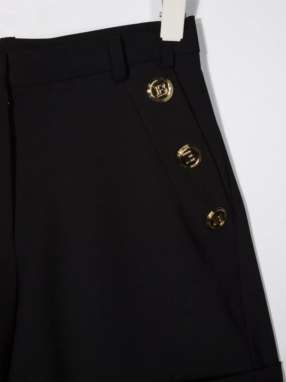 фото Balmain kids шорты с завышенной талией