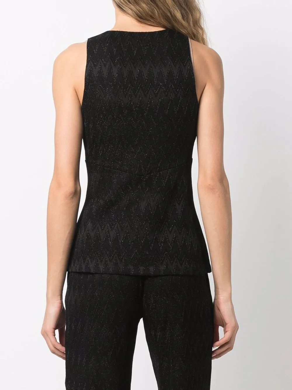 фото Missoni топ в технике кроше с эффектом металлик