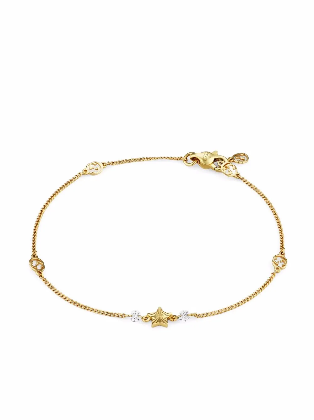 

Gucci 18kt yellow gold charm bracelet
