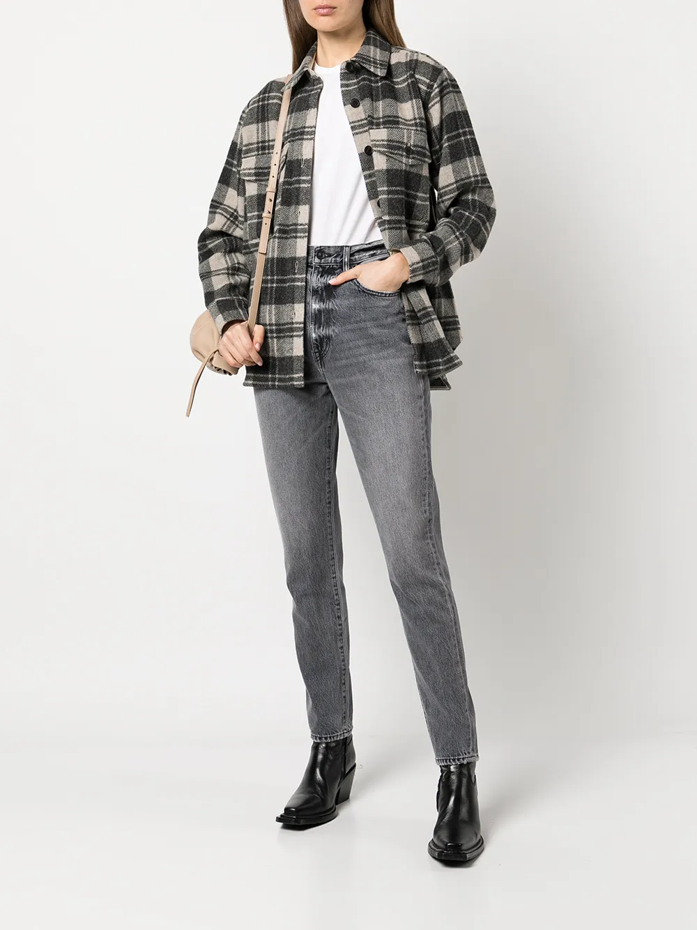 SLVRLAKE Jeans met toelopende pijpen - Grijs