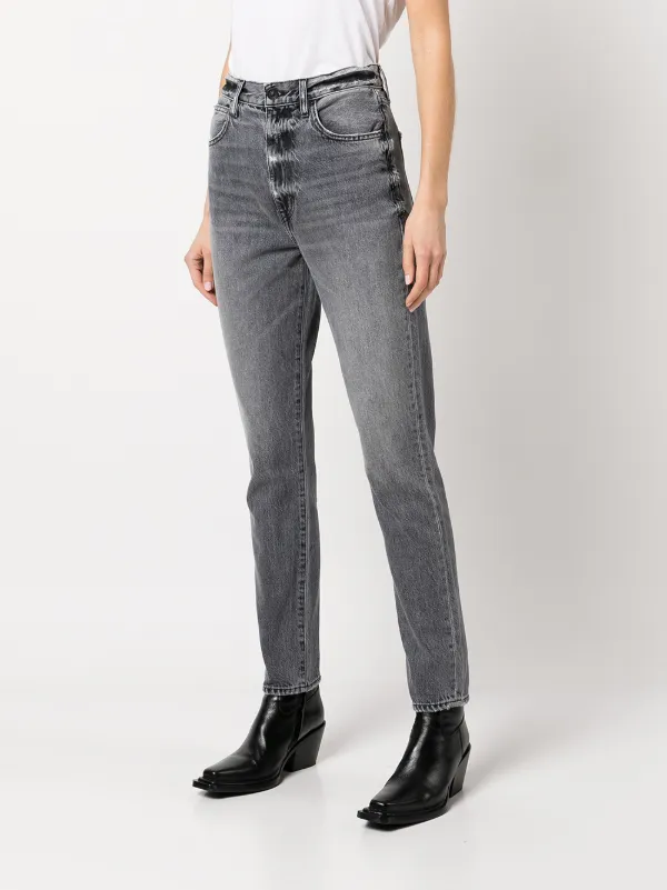 Slvrlake Beatnik High Waist Tapered Jeans Farfetch