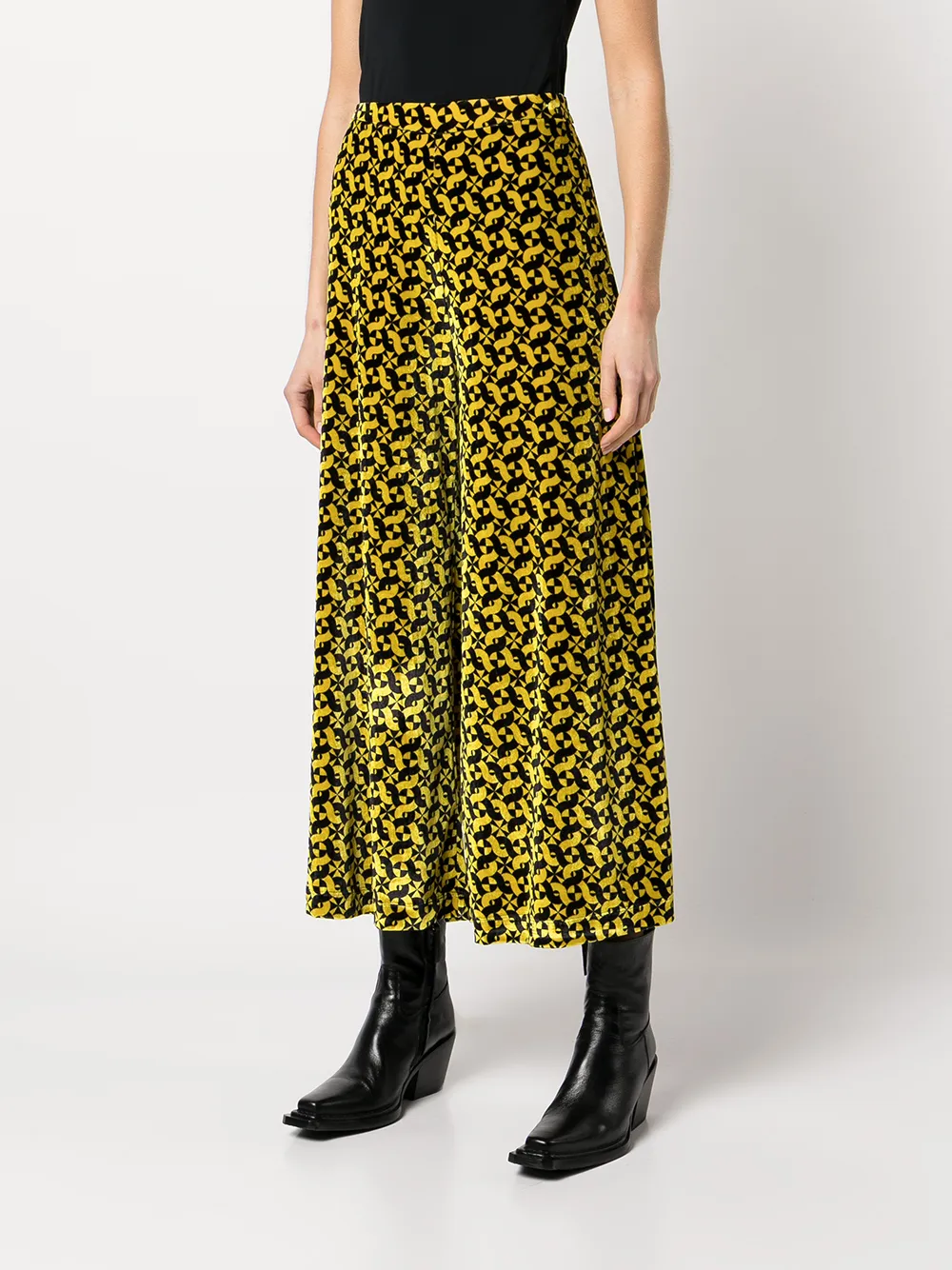 фото Rachel comey расклешенные бархатные брюки wharf