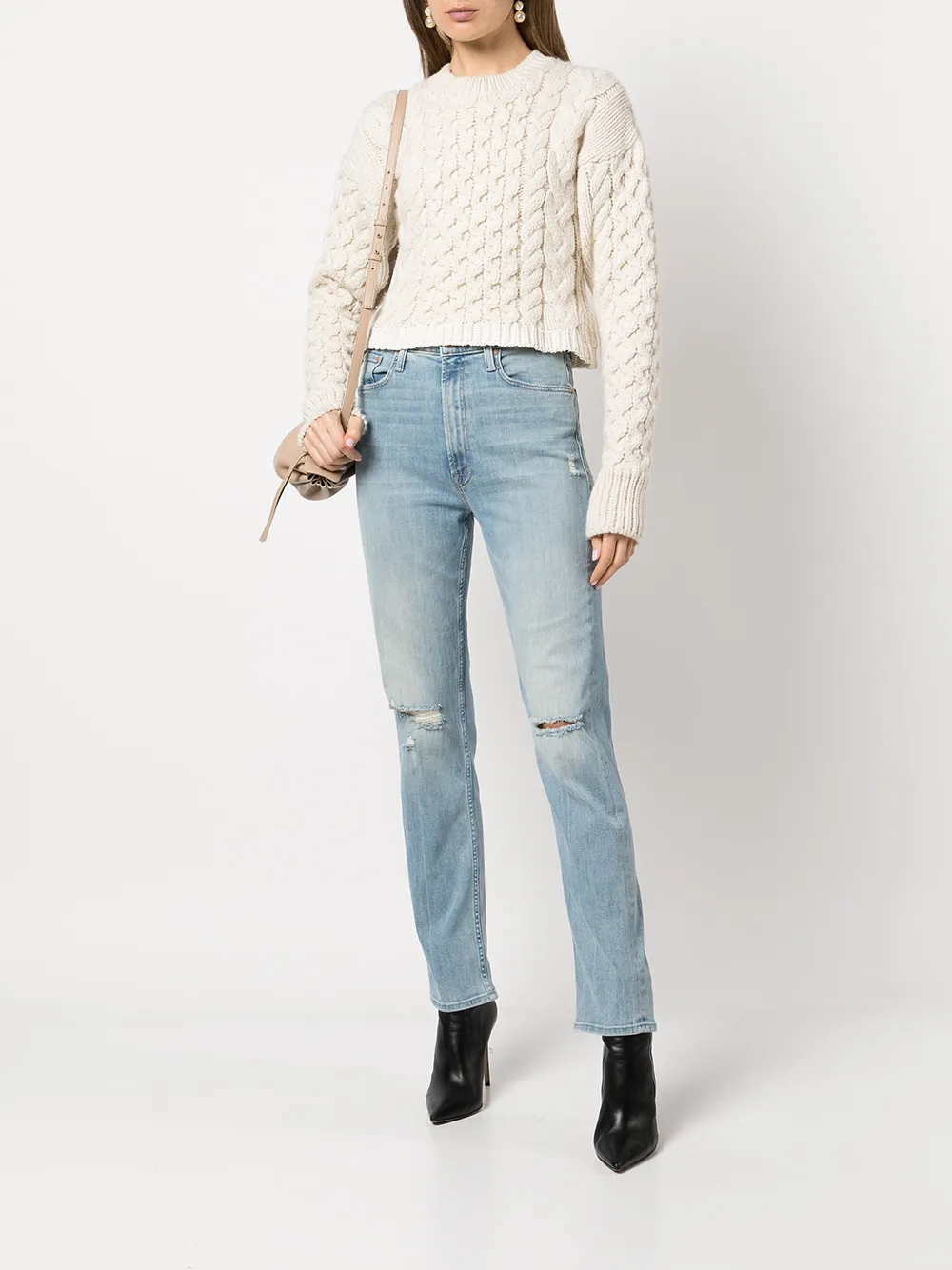 MOTHER Straight jeans - Blauw