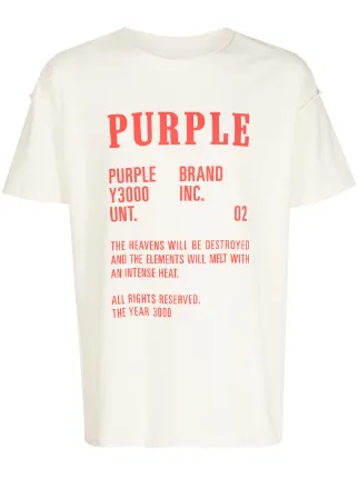 Purple Brand History graphic-print T 