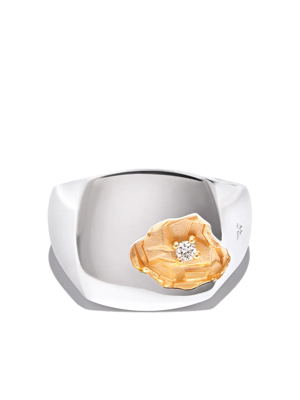 Tom Wood Grote zegelring - Zilver
