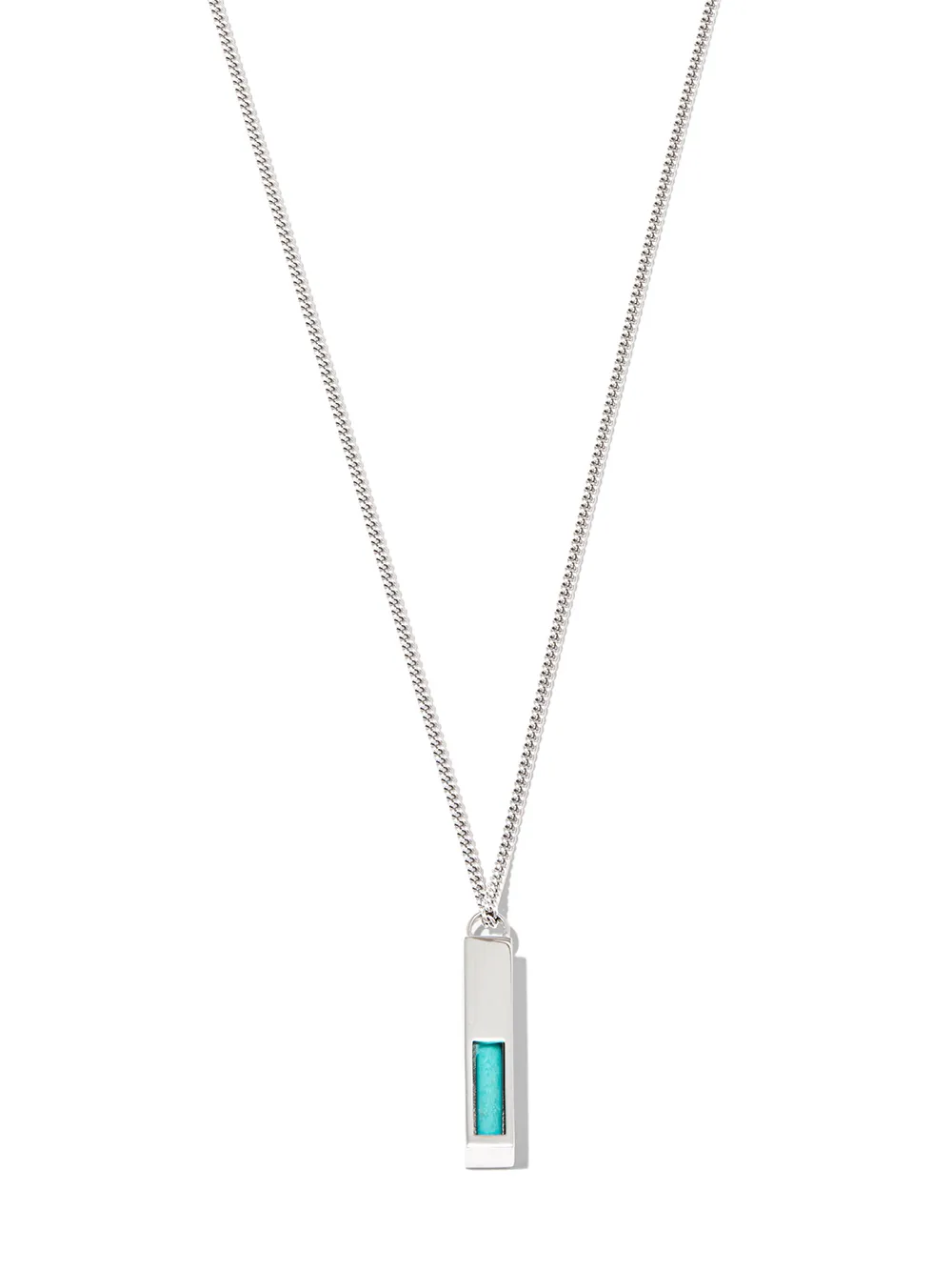 

Tom Wood sterling silver turquoise necklace