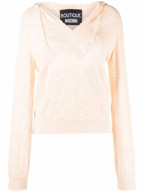 Boutique Moschino Gemusterter Hoodie