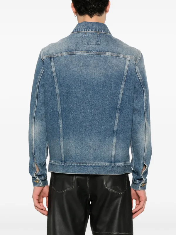 Golden Goose Stonewashed Denim Jacket | Blue | FARFETCH