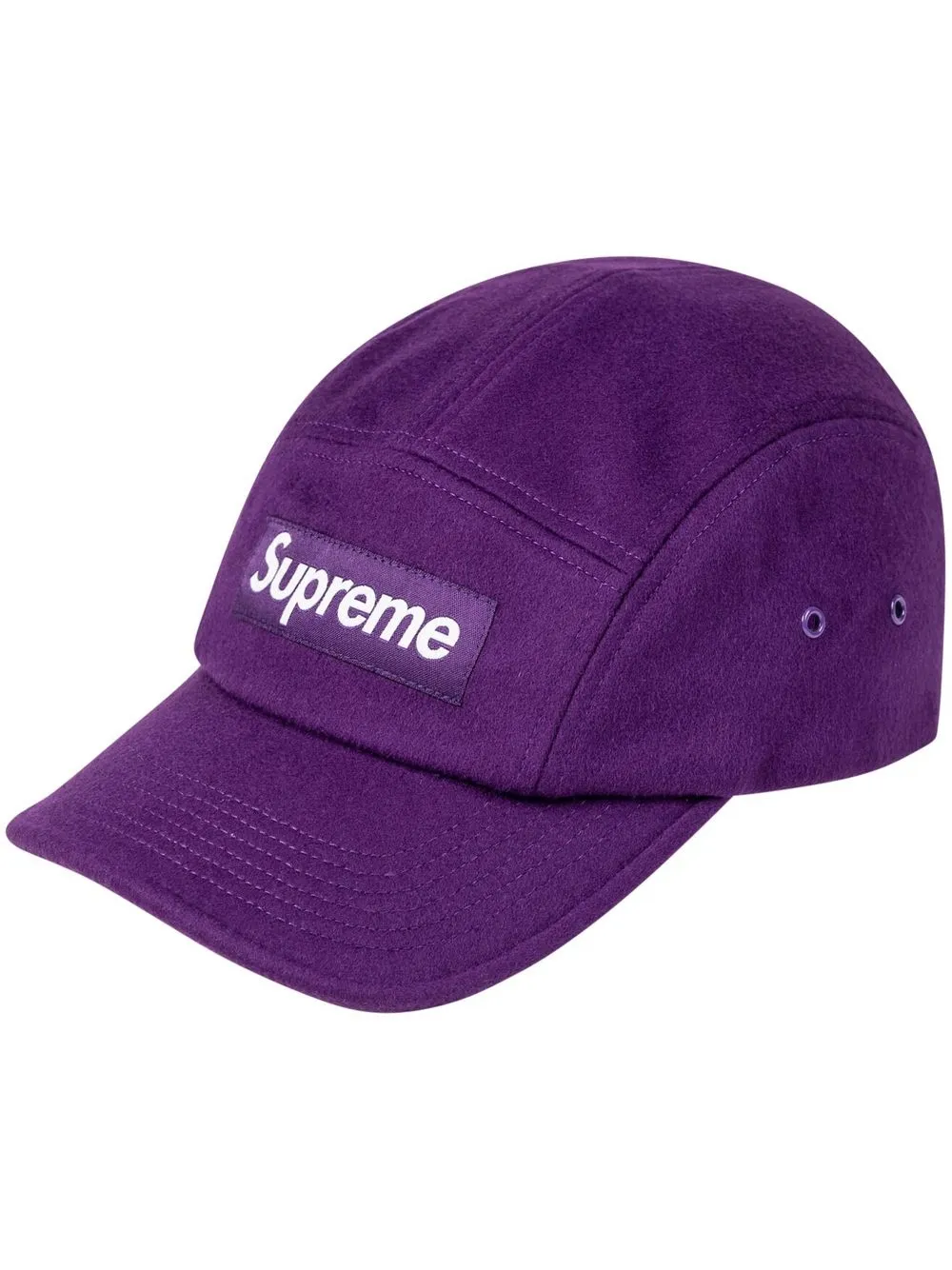 supreme casquette à logo box - violet