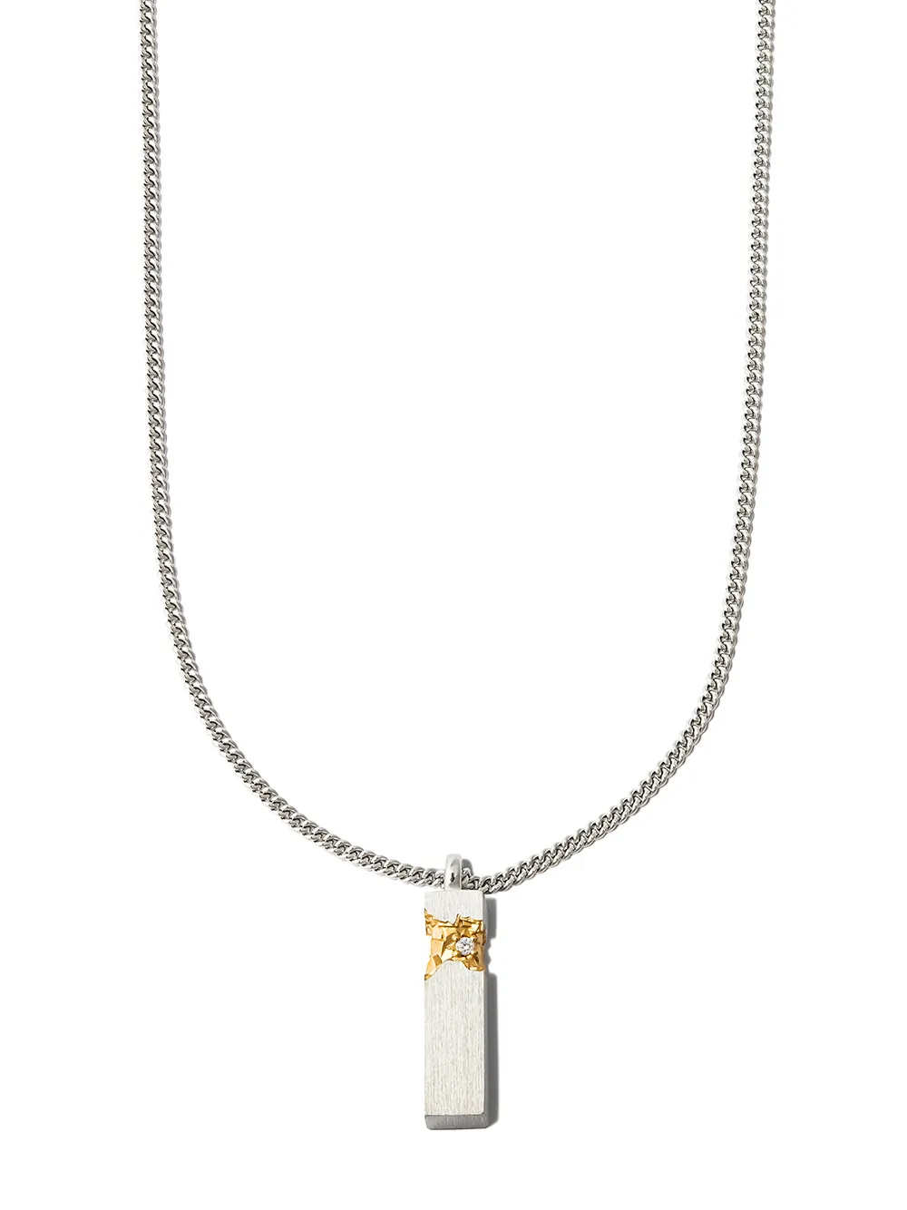 

Tom Wood cube pendant necklace - Silver