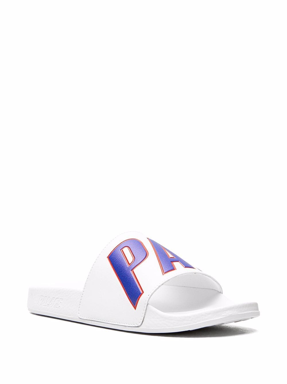 Shop Palace Logo-print Slides In White