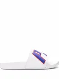 Palace logo-print slides - White