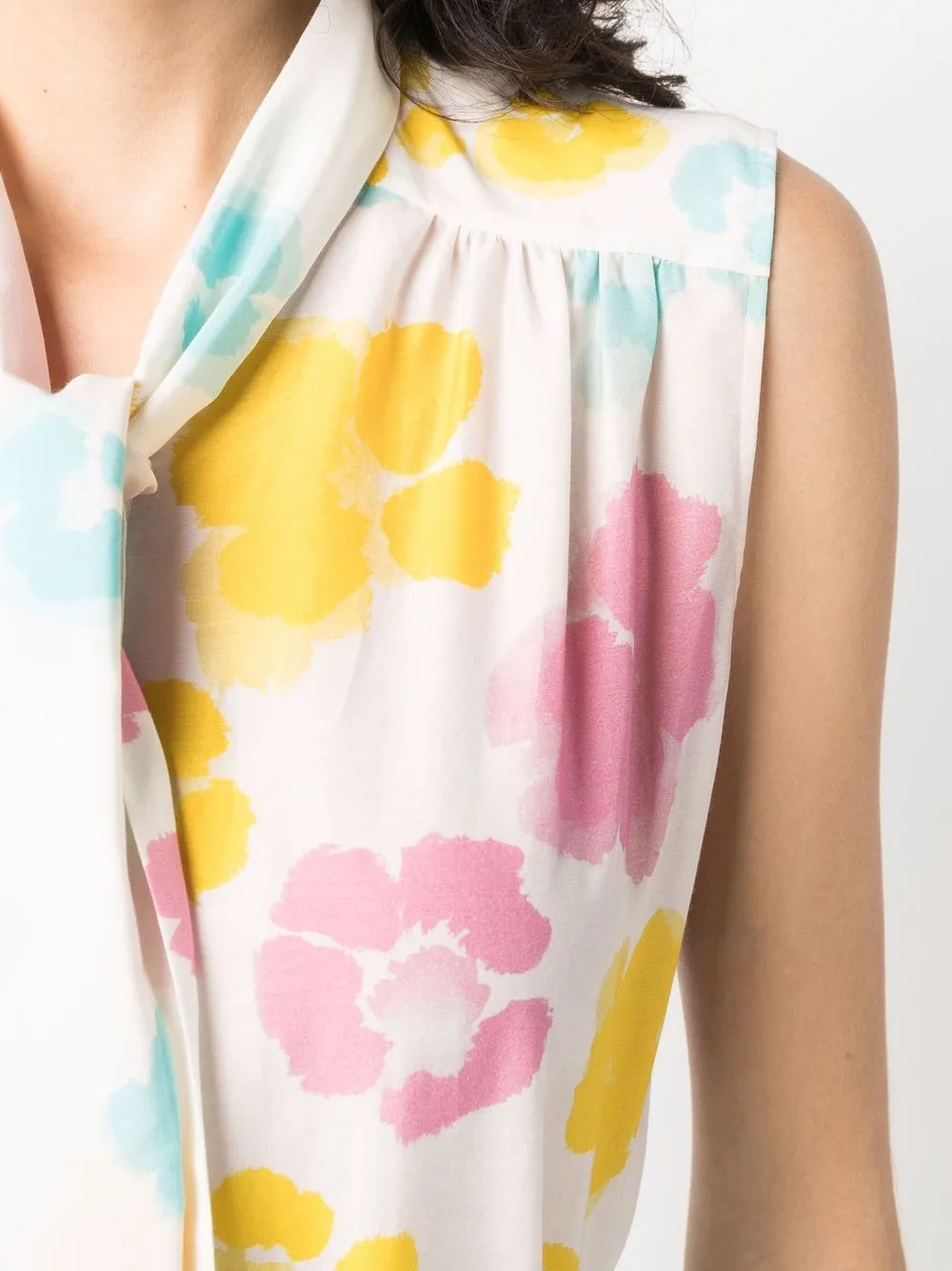 Boutique Moschino Blouse met bloemenprint Wit