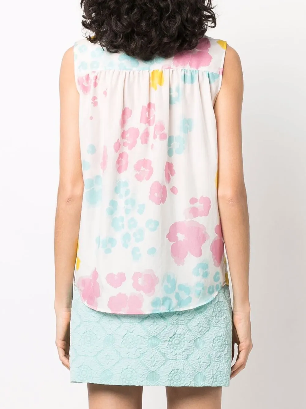 Boutique Moschino Blouse met bloemenprint Wit