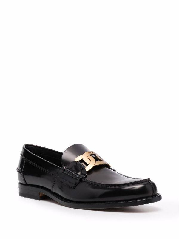 Men's Gold Chain Loafers