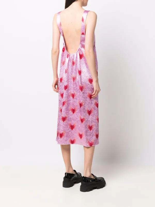 Bimba y Lola Vestido Con Corazones Estampados - Farfetch