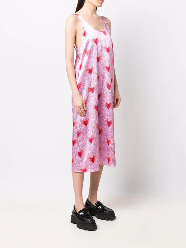 Bimba y Lola Vestido Con Corazones Estampados - Farfetch