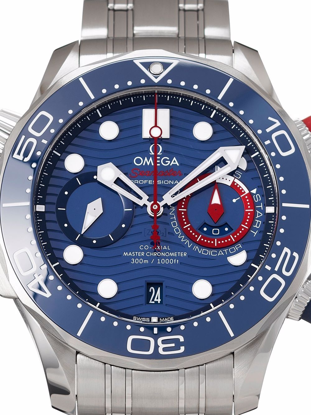 фото Omega наручные часы seamaster america's cup pre-owned 2021-го года