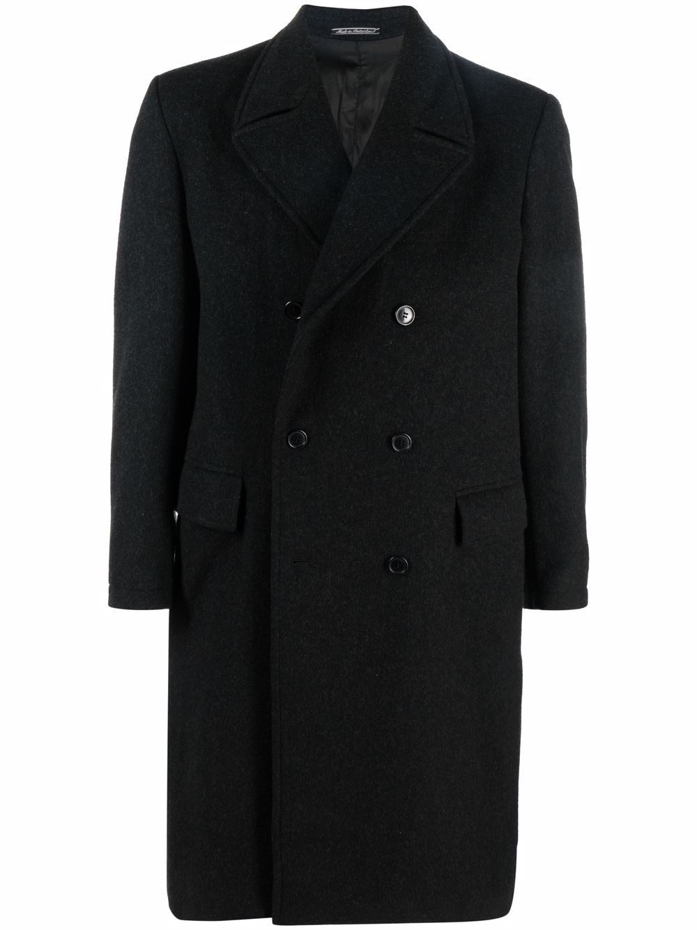 фото A.n.g.e.l.o. vintage cult 1960s notched lapels double-breasted coat