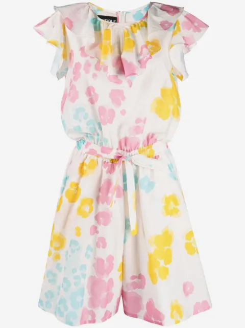 Boutique Moschino floral-print playsuit