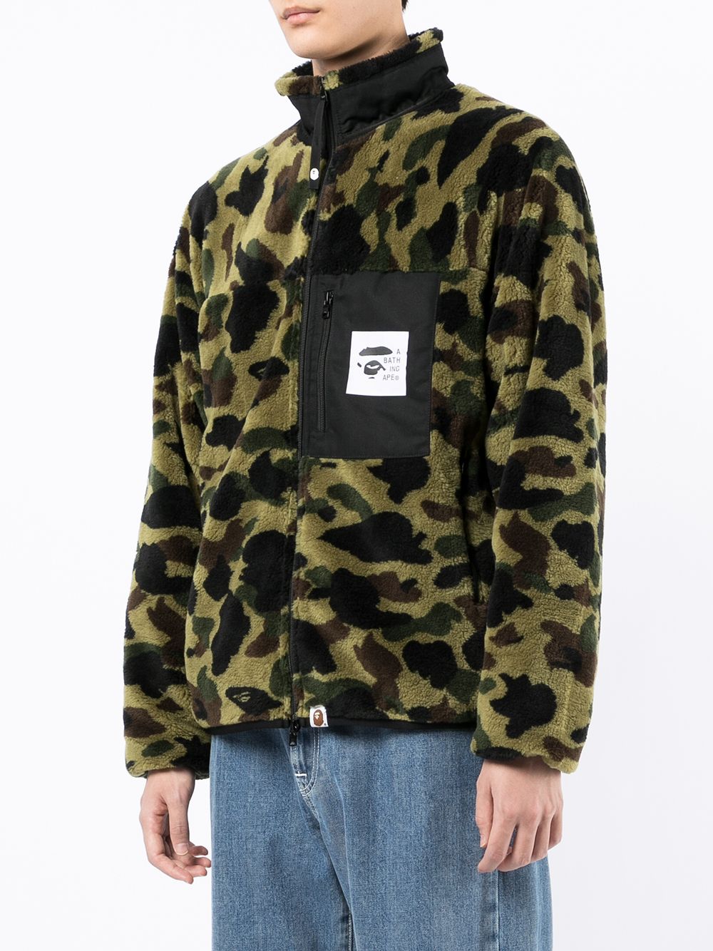 фото A bathing ape® толстовка с камуфляжным принтом