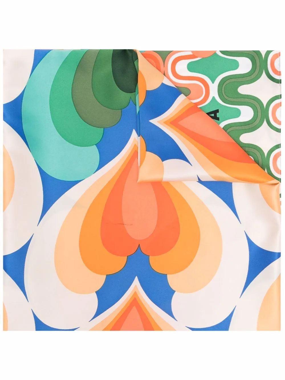 

Bimba y Lola mascada con corazones estampados - Naranja