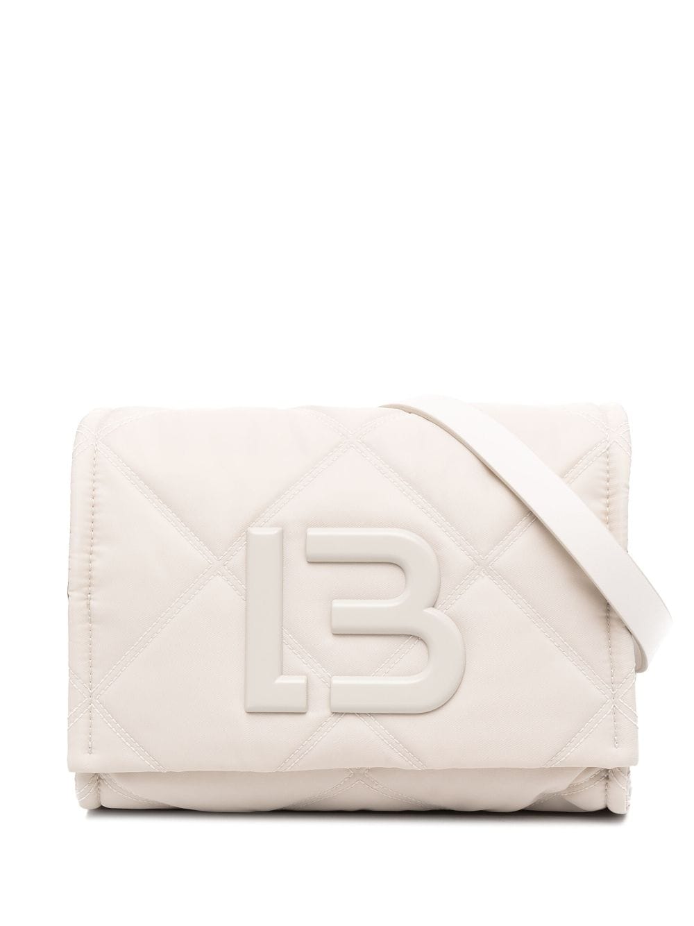 Authentic Bimba Y Lola S Ivory Padded Nylon Crossbody Bag, Women's