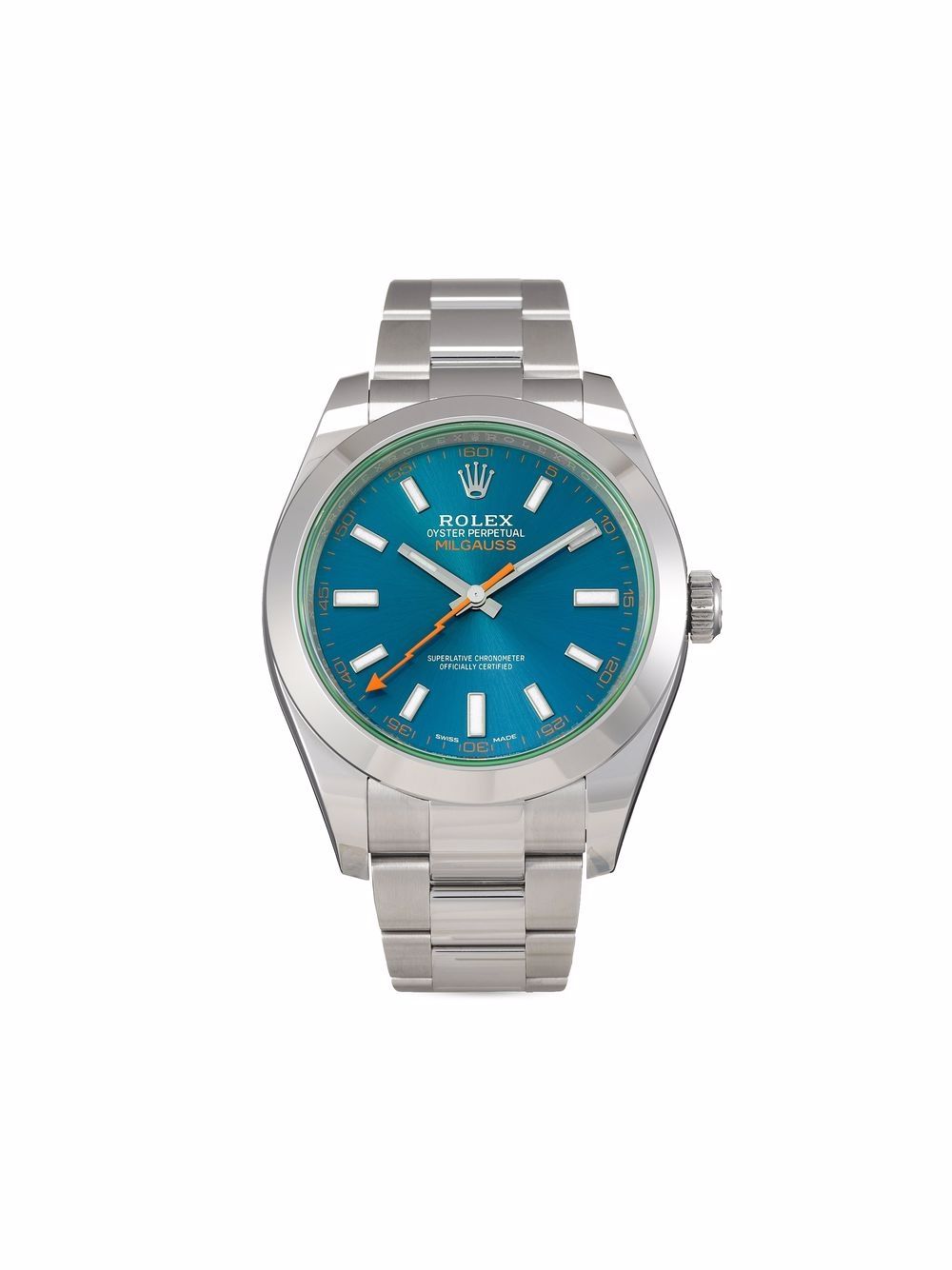 фото Rolex наручные часы milgauss pre-owned 40 мм 2021-го года