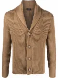 Dell'oglio chunky knitted cardigan - Brown