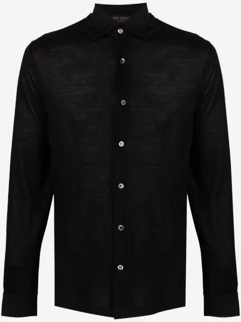 Dell'oglio fine-knit long-sleeve shirt