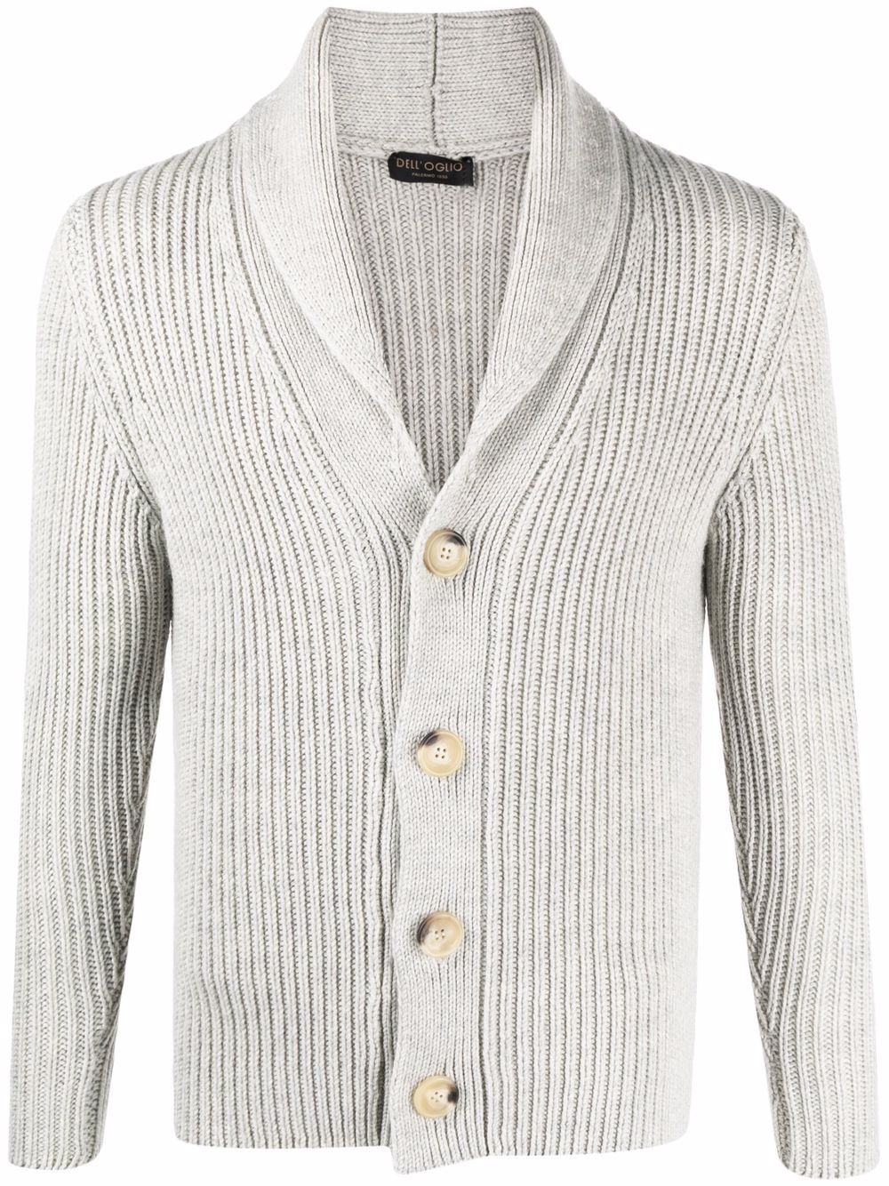 Dell'oglio chunky knitted cardigan - Grey