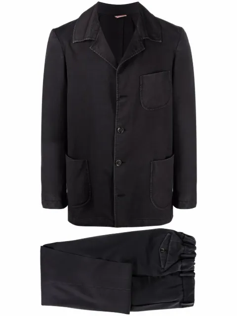 Dell'oglio single-breasted wool suit