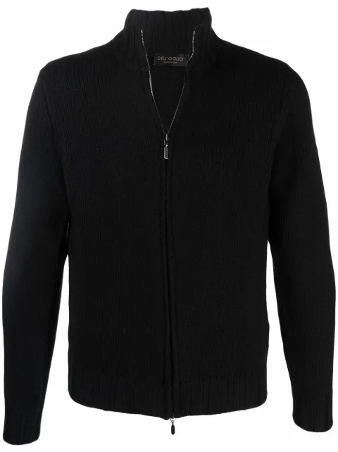 Dell'oglio knitted zip-up jumper 