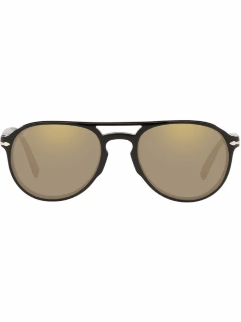 Persol polarized pilot-frame sunglasses