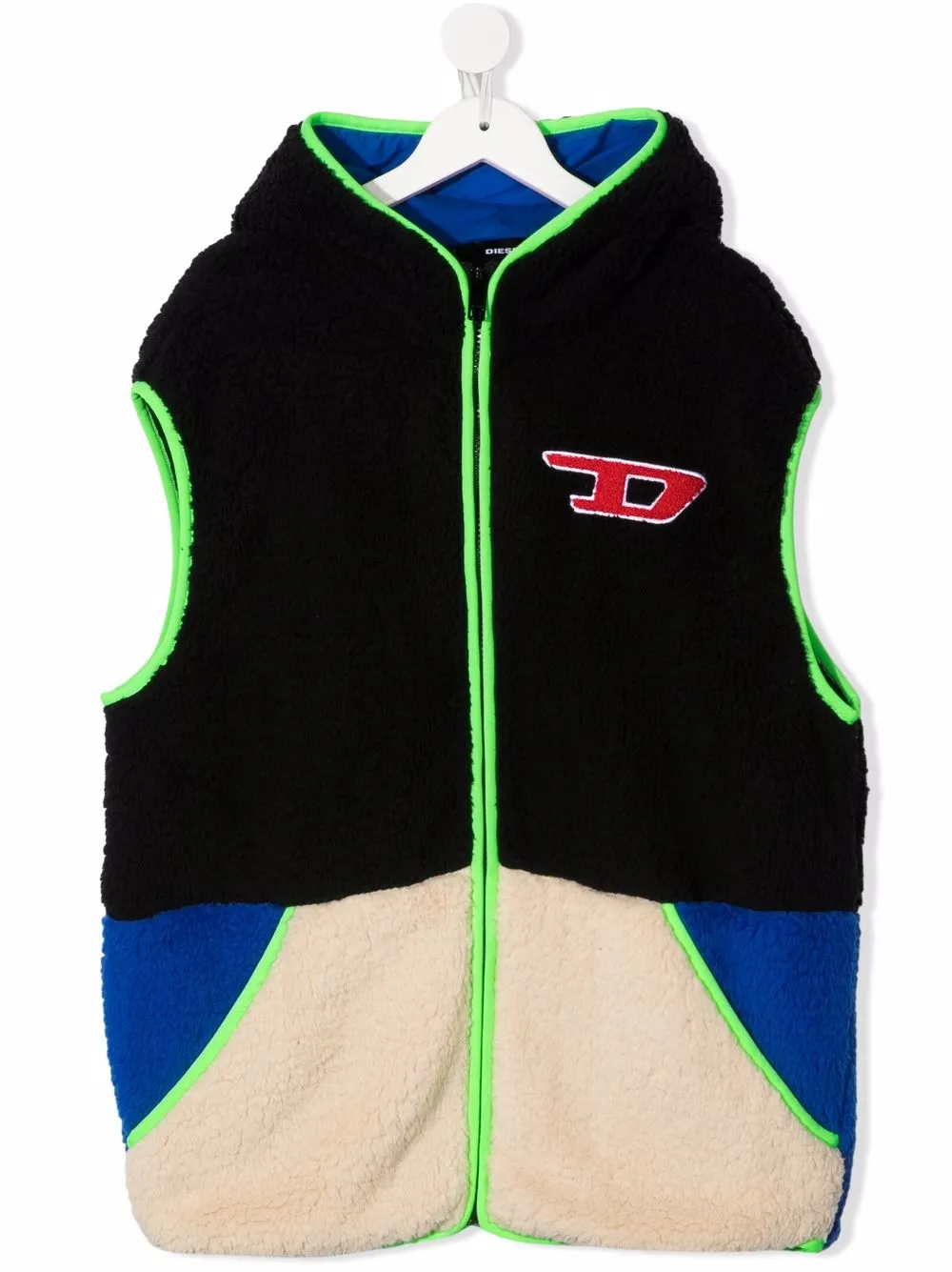 фото Diesel kids жилет в стиле колор-блок