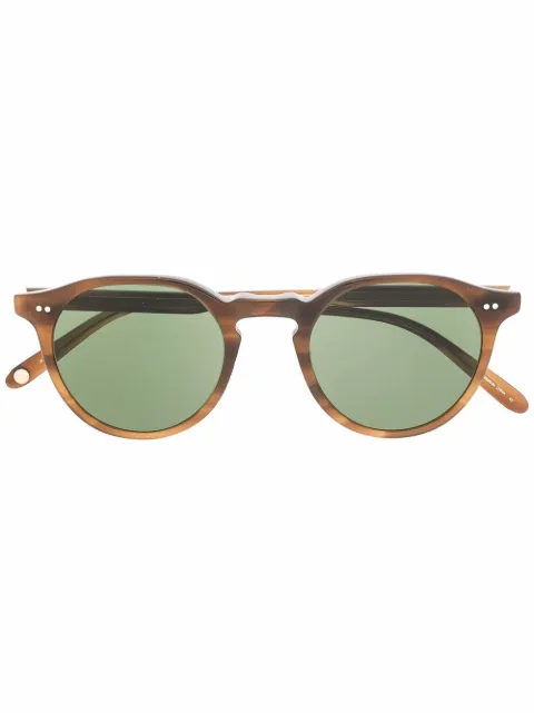 Garrett Leight Royce round frame sunglasses 